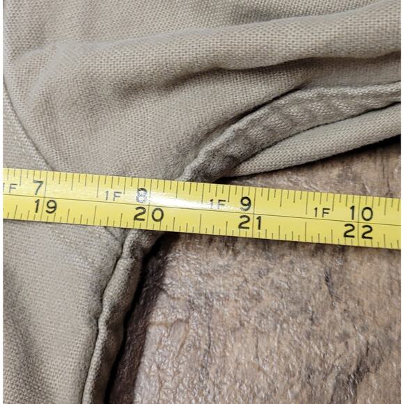 Vintage Eddie Bauer Shirt Men's Medium Tan Long Sleeve Duck Hunting USA Made 90s - Picture 9 of 12